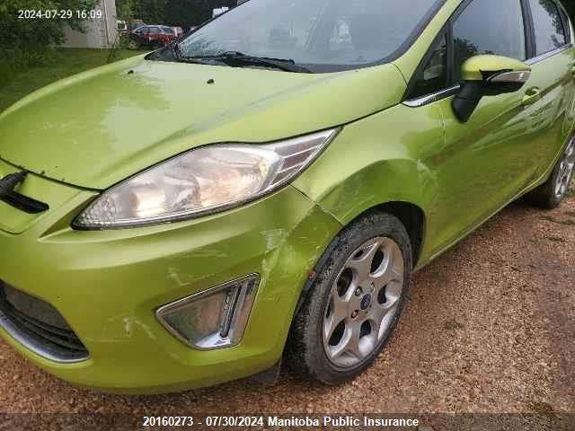 2011 Ford Fiesta Ses VIN: 3FADP4FJ9BM215600 Lot: 20160273