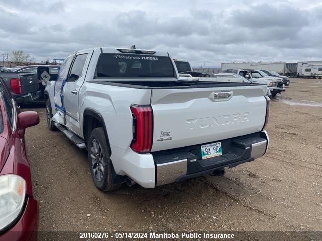 2023 Toyota Tundra Platinum Hybrid Crewmax VIN: 5TFMC5DBXPX032201 Lot: 20160276