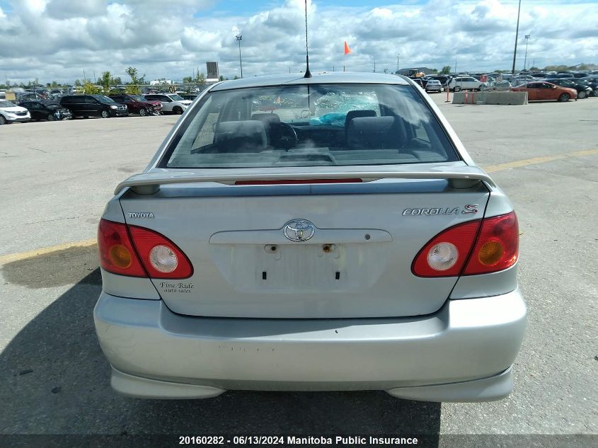 2003 Toyota Corolla Sport VIN: 2T1BR32E83C719872 Lot: 20160282