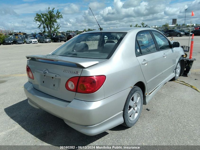 2003 Toyota Corolla Sport VIN: 2T1BR32E83C719872 Lot: 20160282