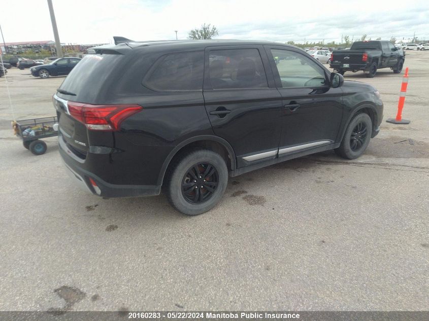 2019 Mitsubishi Outlander Es VIN: JA4AZ2A33KZ608554 Lot: 20160283