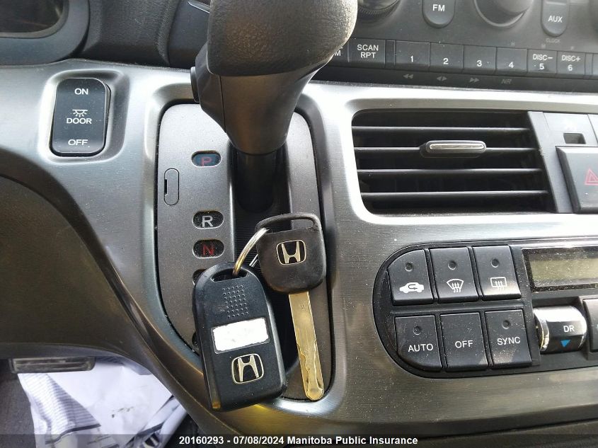 2005 Honda Odyssey Exl VIN: 5FNRL38605B504601 Lot: 20160293