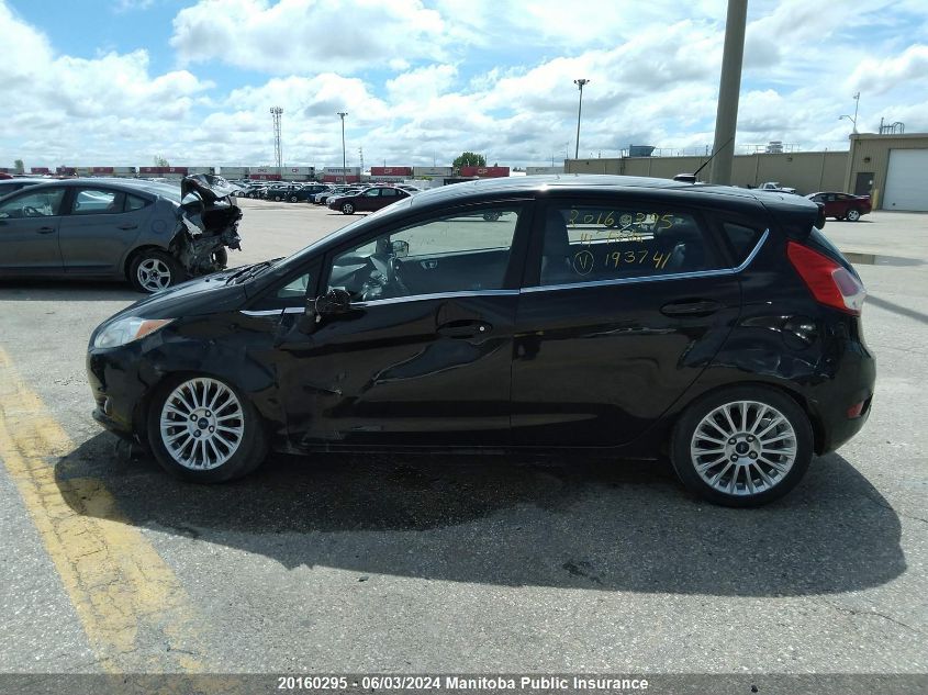 2014 Ford Fiesta Titanium VIN: 3FADP4FJ8EM193741 Lot: 20160295