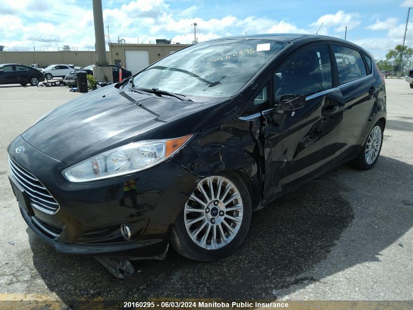 2014 Ford Fiesta Titanium VIN: 3FADP4FJ8EM193741 Lot: 20160295