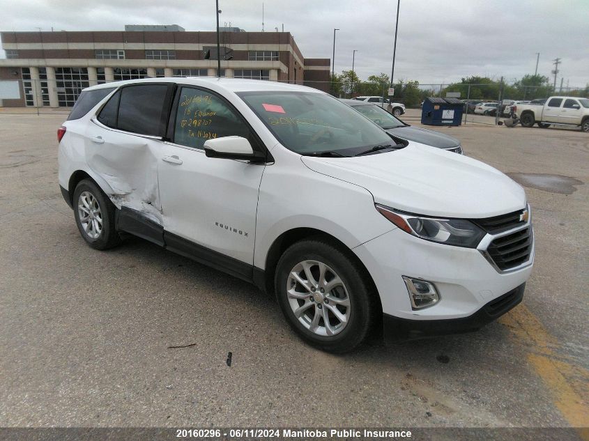 2018 Chevrolet Equinox Lt VIN: 2GNAXJEV2J6298707 Lot: 20160296