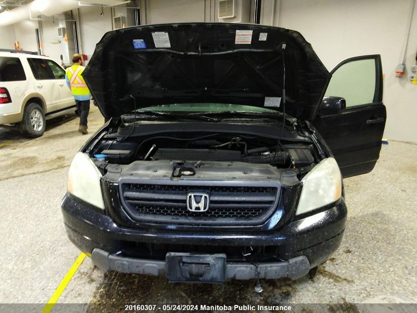 2004 Honda Pilot Ex-L VIN: 2HKYF18514H002095 Lot: 20160307