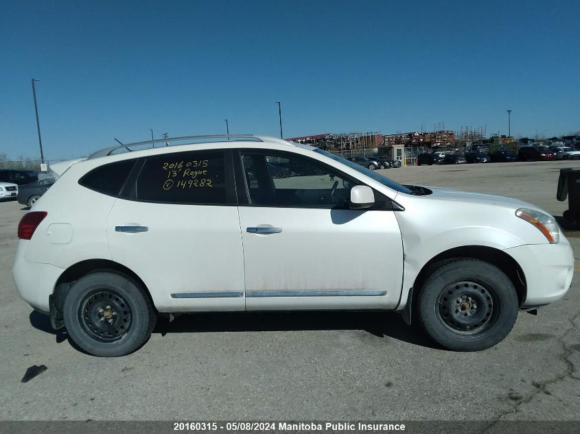 2013 Nissan Rogue Sv VIN: JN8AS5MVXDW149282 Lot: 20160315