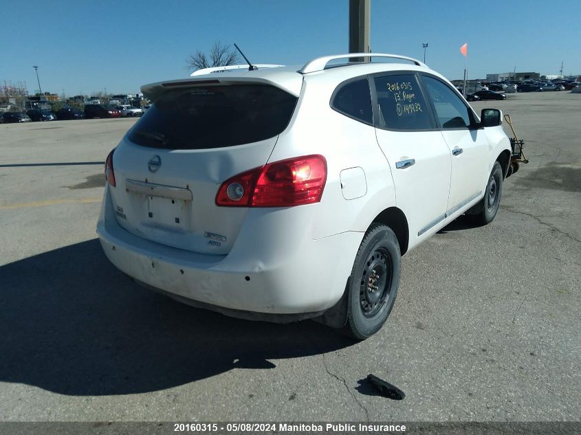 2013 Nissan Rogue Sv VIN: JN8AS5MVXDW149282 Lot: 20160315