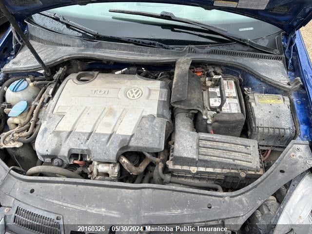 2009 Volkswagen Jetta 2.0 Tdi VIN: 3VWRL81K19M050006 Lot: 20160326