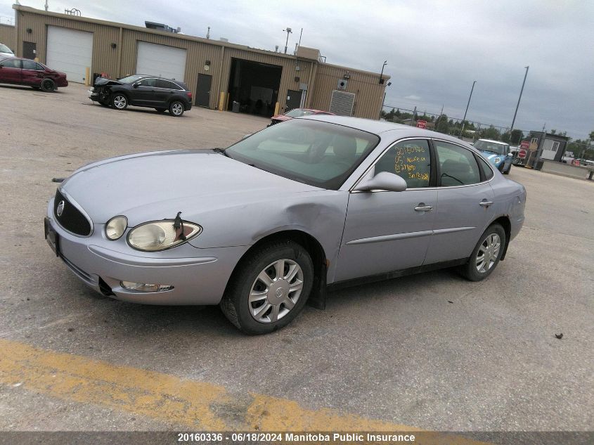 2005 Buick Allure Cx VIN: 2G4WF532851278090 Lot: 20160336