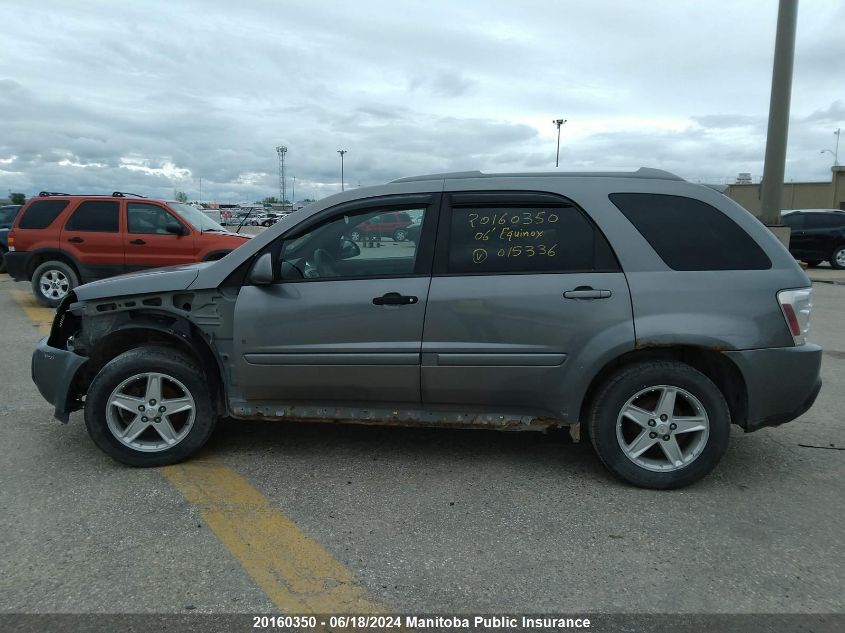 2006 Chevrolet Equinox Lt V6 VIN: 2CNDL73F066015336 Lot: 20160350