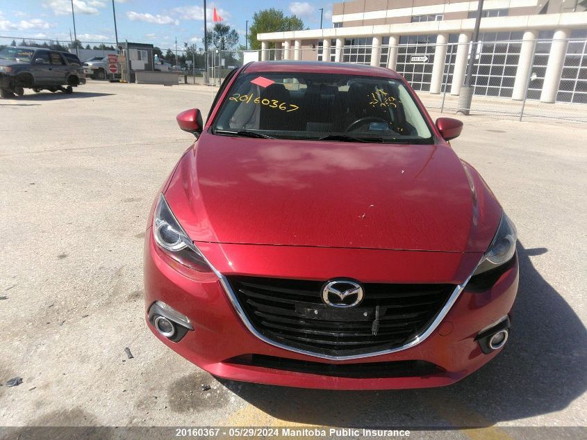 2015 Mazda Mazda3 Gt Sky VIN: JM1BM1W39F1274143 Lot: 20160367