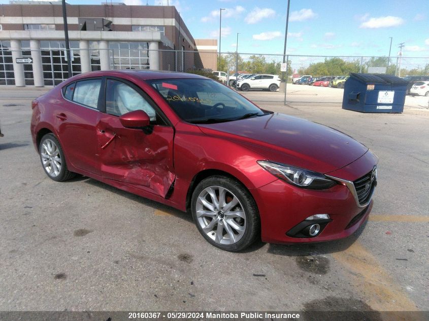 2015 Mazda Mazda3 Gt Sky VIN: JM1BM1W39F1274143 Lot: 20160367