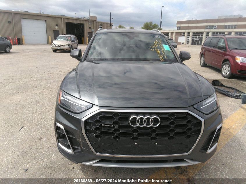 2021 Audi Q5 Progressiv 45 2.0 Tfsi VIN: WA1EAAFY6M2138300 Lot: 20160369