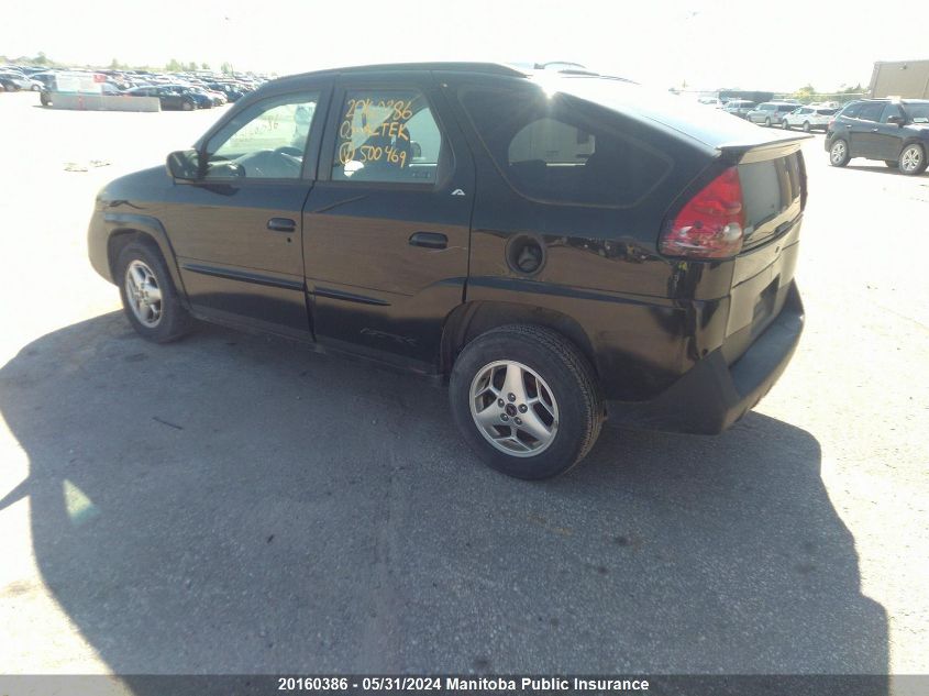 2003 Pontiac Aztek VIN: 3G7DB03EX3S500469 Lot: 20160386