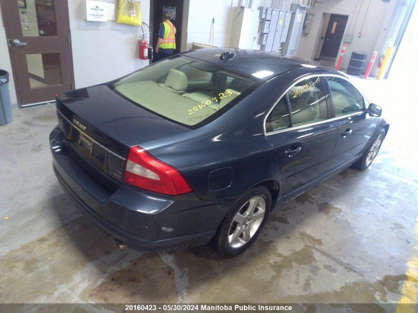 2008 Volvo S80 T-6 VIN: YV1AH992181056924 Lot: 20160423