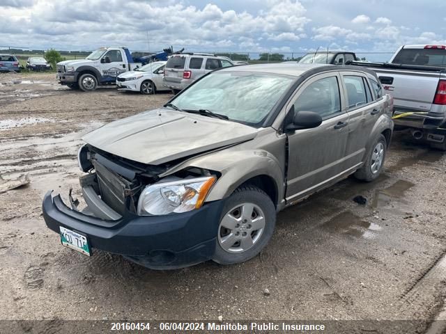 2008 Dodge Caliber Se VIN: 1B3HB28B38D539684 Lot: 20160454