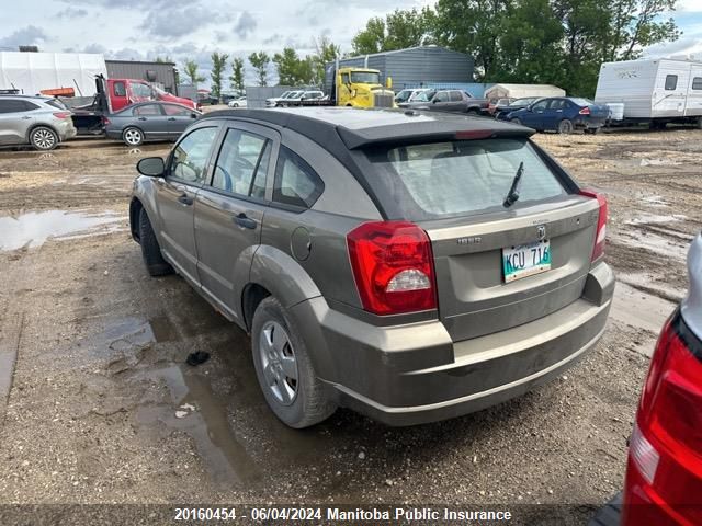 2008 Dodge Caliber Se VIN: 1B3HB28B38D539684 Lot: 20160454