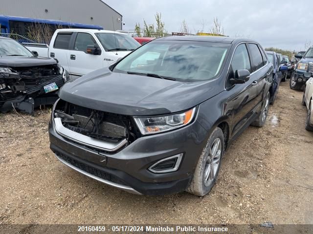 2015 Ford Edge Titanium VIN: 2FMPK4K83FBB74828 Lot: 20160459