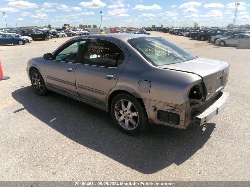 2002 Nissan Maxima Gle VIN: JN1DA31A32T001607 Lot: 20160461