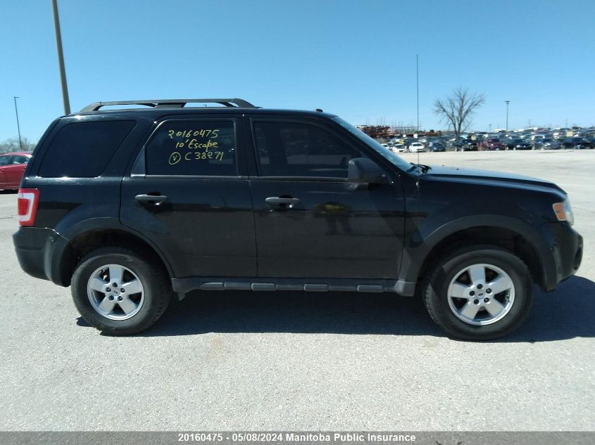 2010 Ford Escape Xlt VIN: 1FMCU9D74AKC38271 Lot: 20160475