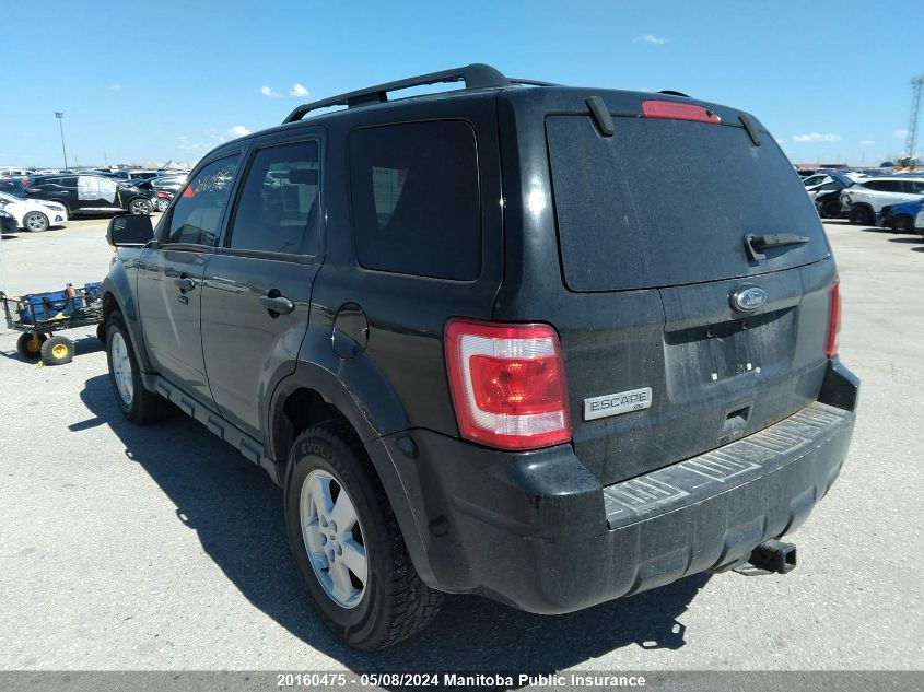 2010 Ford Escape Xlt VIN: 1FMCU9D74AKC38271 Lot: 20160475