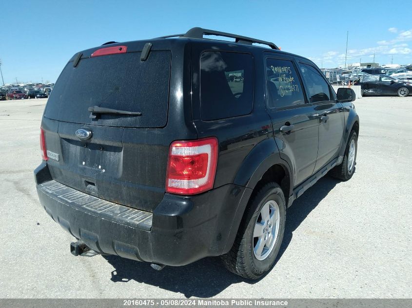 2010 Ford Escape Xlt VIN: 1FMCU9D74AKC38271 Lot: 20160475