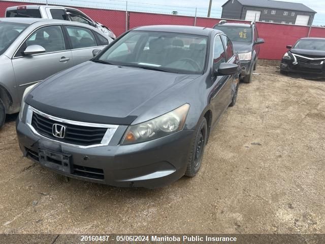 2010 Honda Accord Lx VIN: 1HGCP2F38AA057095 Lot: 20160487