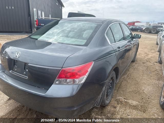 2010 Honda Accord Lx VIN: 1HGCP2F38AA057095 Lot: 20160487