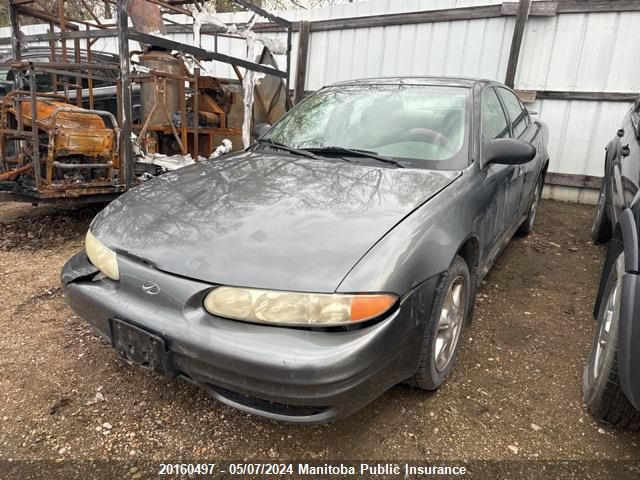 2004 Oldsmobile Alero VIN: 1G3NK52F04C168160 Lot: 20160497