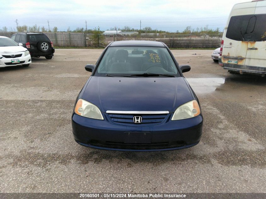 2003 Honda Civic Dx-G VIN: 2HGES16483H929886 Lot: 20160501