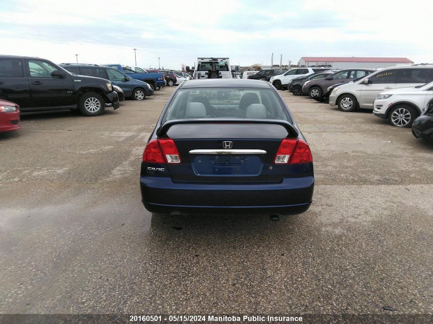 2003 Honda Civic Dx-G VIN: 2HGES16483H929886 Lot: 20160501