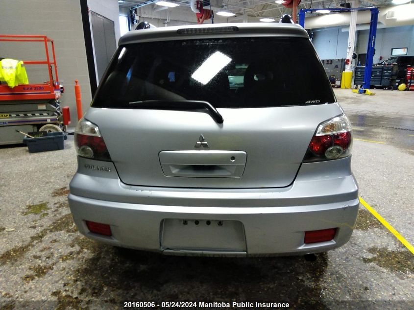 2006 Mitsubishi Outlander Limited VIN: JA4LZ81F26U603239 Lot: 20160506