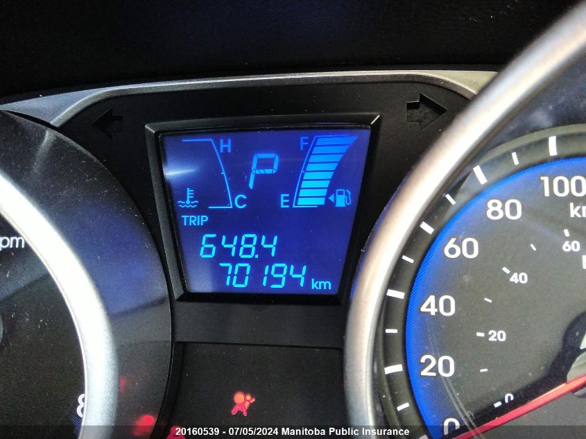 2014 Hyundai Tucson Gl VIN: KM8JT3AF7EU791719 Lot: 20160539