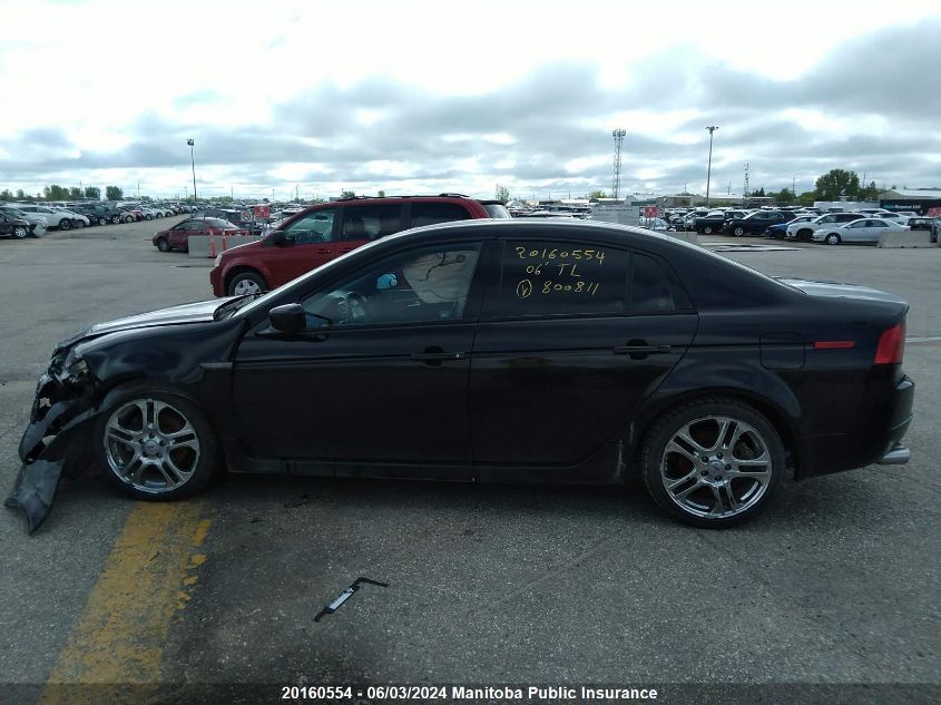 2006 Acura Tl VIN: 19UUA66256A800811 Lot: 20160554