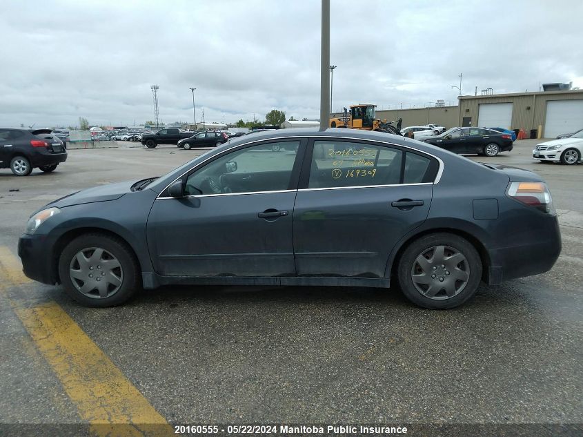 2007 Nissan Altima 2.5 S VIN: 1N4AL21E67C169309 Lot: 20160555