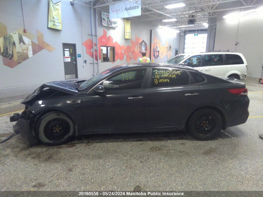 2018 Kia Optima Lx VIN: 5XXGT4L30JG243214 Lot: 20160558