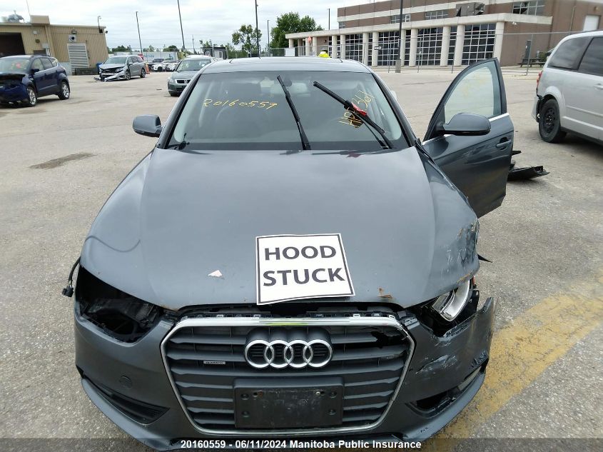 2013 Audi A4 2.0T Quattro VIN: WAUFFAFL8DN039263 Lot: 20160559