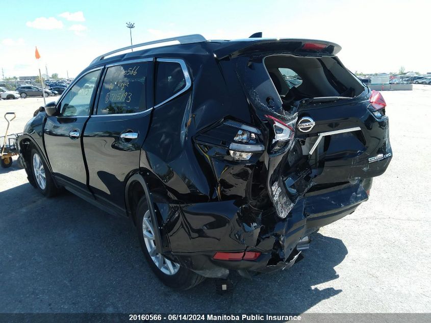 2020 Nissan Rogue Sv VIN: 5N1AT2MV0LC715193 Lot: 20160566