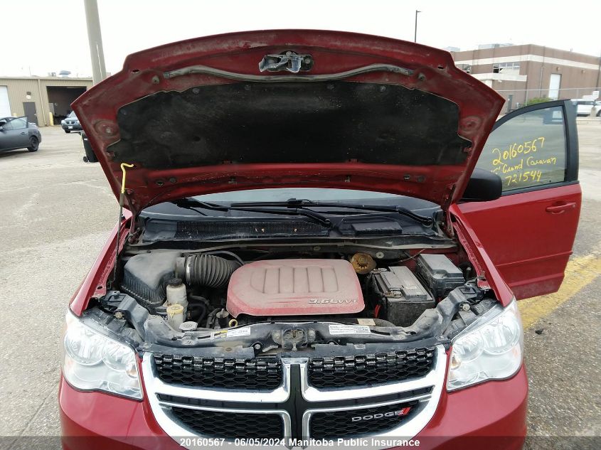 2015 Dodge Grand Caravan Crew VIN: 2C4RDGBG9FR721544 Lot: 20160567