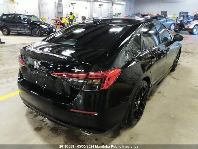 2023 Honda Civic Sport VIN: 2HGFE2F56PH112173 Lot: 20160569