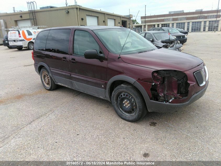 2009 Pontiac Montana Sv6 VIN: 1GMDU03109D122899 Lot: 20160572