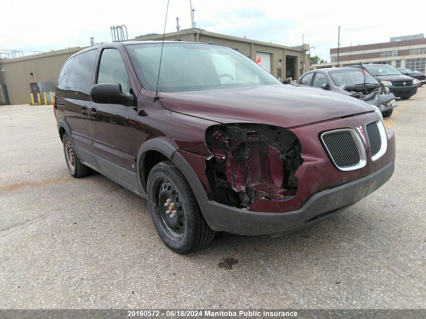 2009 Pontiac Montana Sv6 VIN: 1GMDU03109D122899 Lot: 20160572