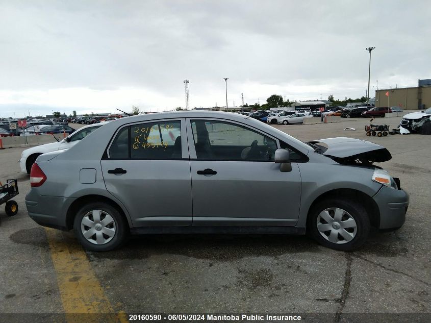 2011 Nissan Versa 1.6 S VIN: 3N1CC1AP1BL455924 Lot: 20160590