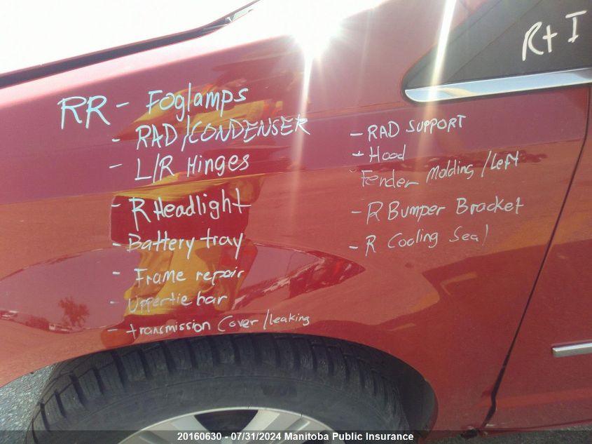 2016 Dodge Grand Caravan Crew VIN: 2C4RDGDG3GR248285 Lot: 20160630