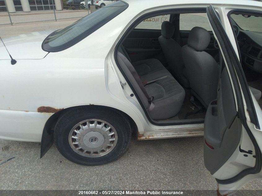 2005 Buick Century Custom VIN: 2G4WS52J651160222 Lot: 20160662