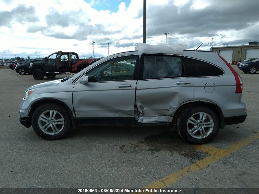 2011 Honda Cr-V Ex-L VIN: 5J6RE4H72BL825485 Lot: 20160663