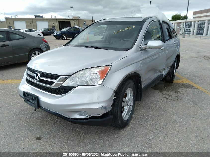 2011 Honda Cr-V Ex-L VIN: 5J6RE4H72BL825485 Lot: 20160663