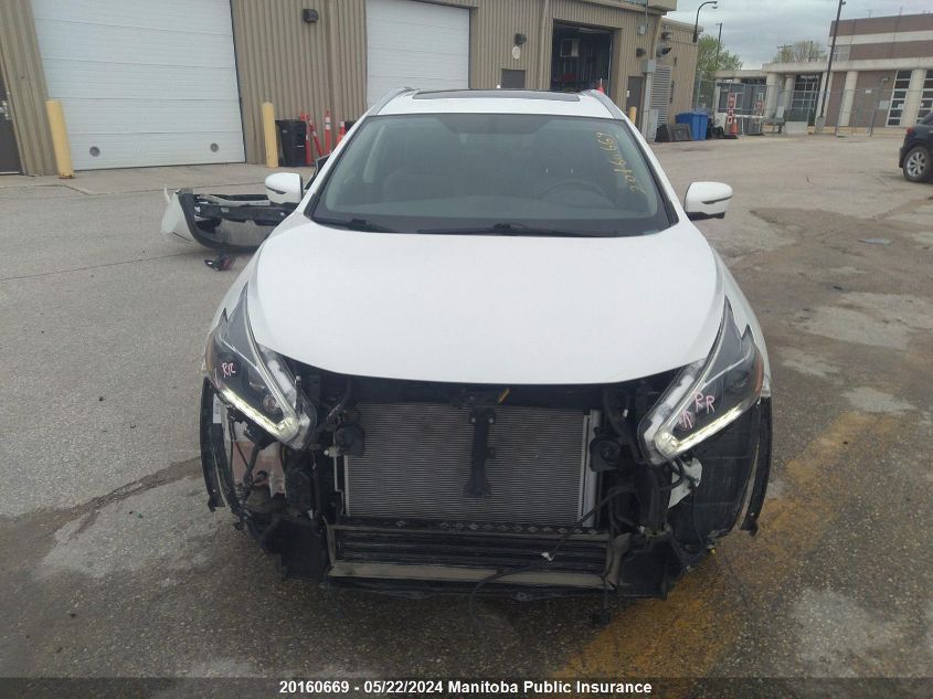 2018 Nissan Murano Sl VIN: 5N1AZ2MH4JN172912 Lot: 20160669