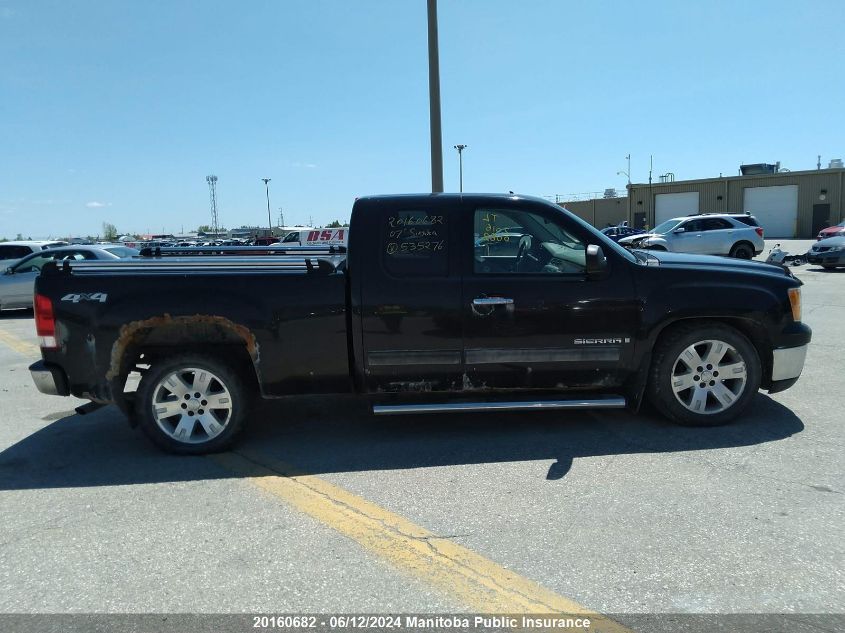 2007 GMC Sierra 1500 Slt Ext Cab VIN: 1GTEK19J87Z535276 Lot: 20160682